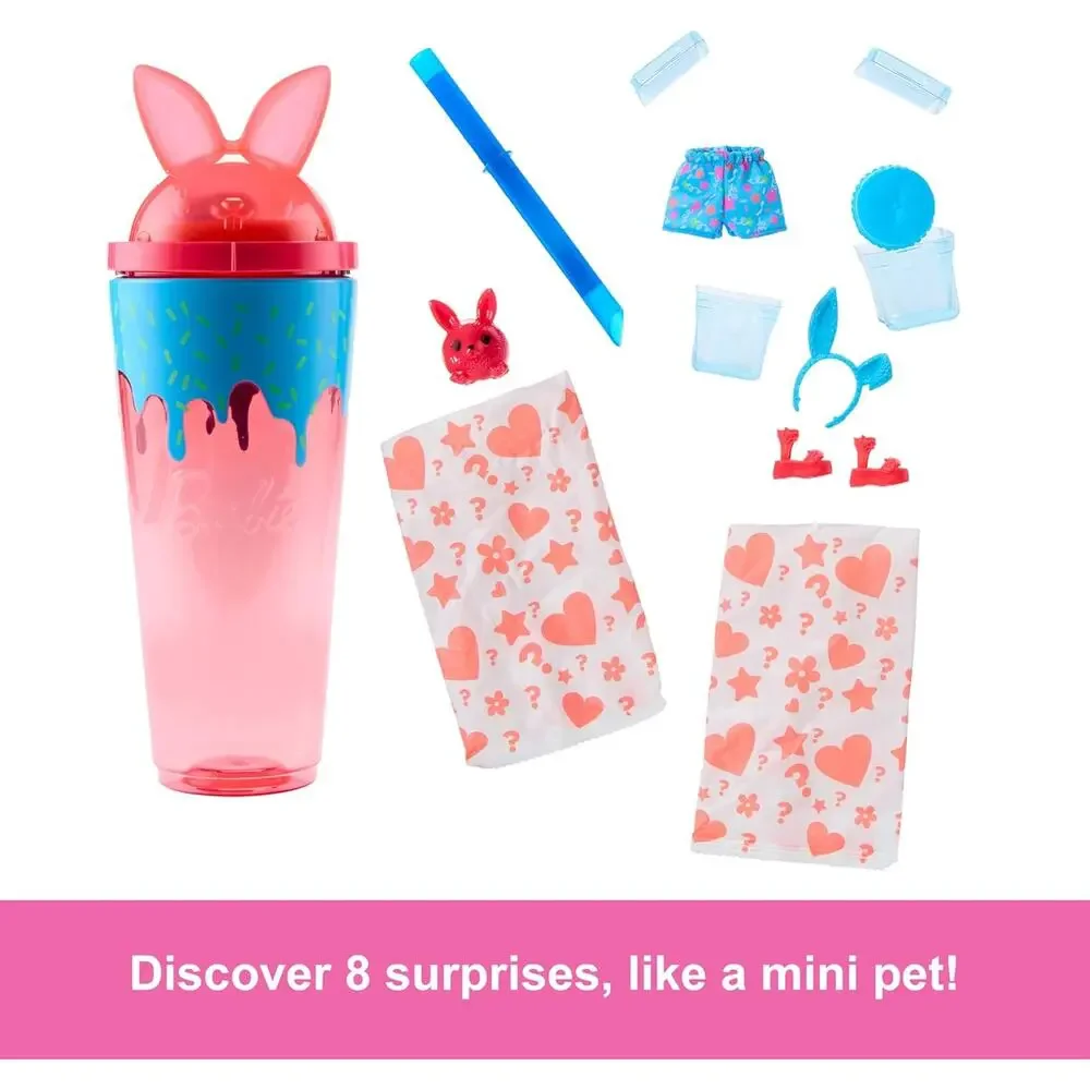 Barbie Pop Reveal Doll & Accessories Set Shakes Series Color Change, Scented NWT
